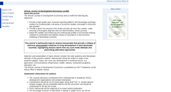 Desktop Screenshot of developmenteconomics.elewa.org